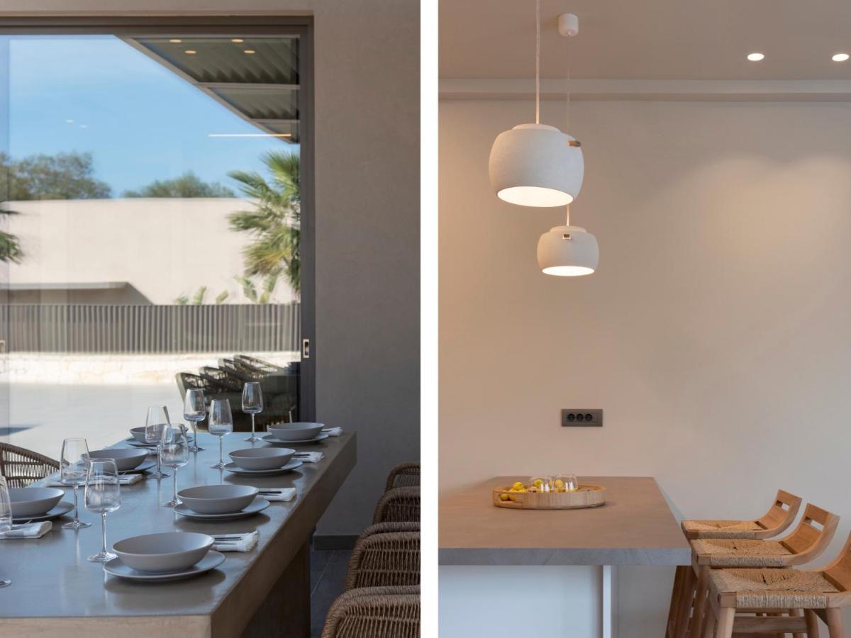 Athina Luxury Villa, With Pool & Walk To The Beach, By Thinkvilla Chania  Buitenkant foto