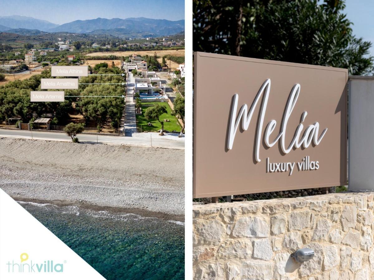 Athina Luxury Villa, With Pool & Walk To The Beach, By Thinkvilla Chania  Buitenkant foto